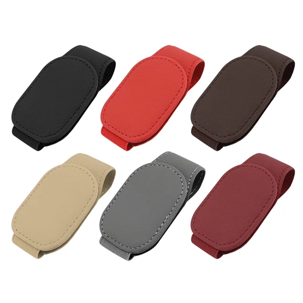 Magnetic Car Sun Visor Sunglasses Holder - Magnetic Car Sun Visor Sunglasses Holder - Image 1 of 7