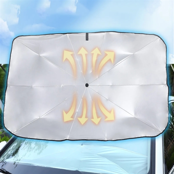 High Quality Car Sunshade Folding Umbrella - High Quality Car Sunshade Folding Umbrella - Image 1 of 1