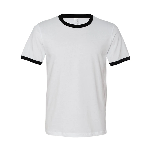 BELLA + CANVAS Jersey Heather Ringer Tee - BELLA + CANVAS Jersey Heather Ringer Tee - Image 22 of 51