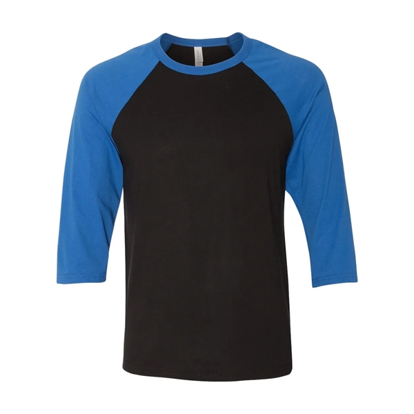BELLA + CANVAS Three-Quarter Sleeve Baseball Tee - BELLA + CANVAS Three-Quarter Sleeve Baseball Tee - Image 12 of 93