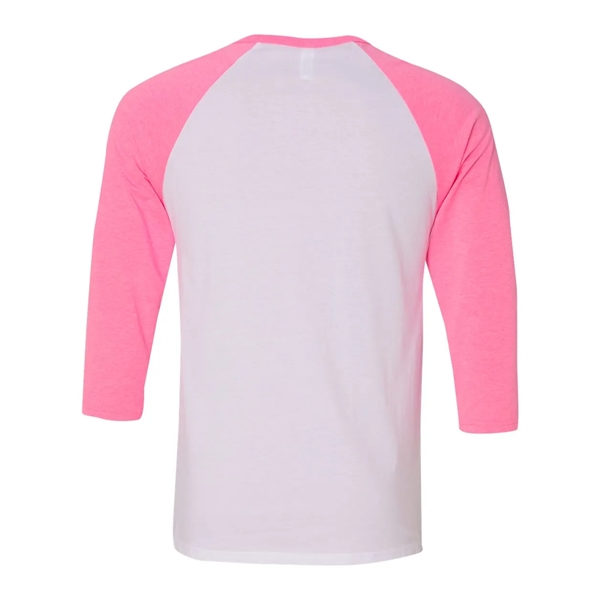 BELLA + CANVAS Three-Quarter Sleeve Baseball Tee - BELLA + CANVAS Three-Quarter Sleeve Baseball Tee - Image 82 of 93