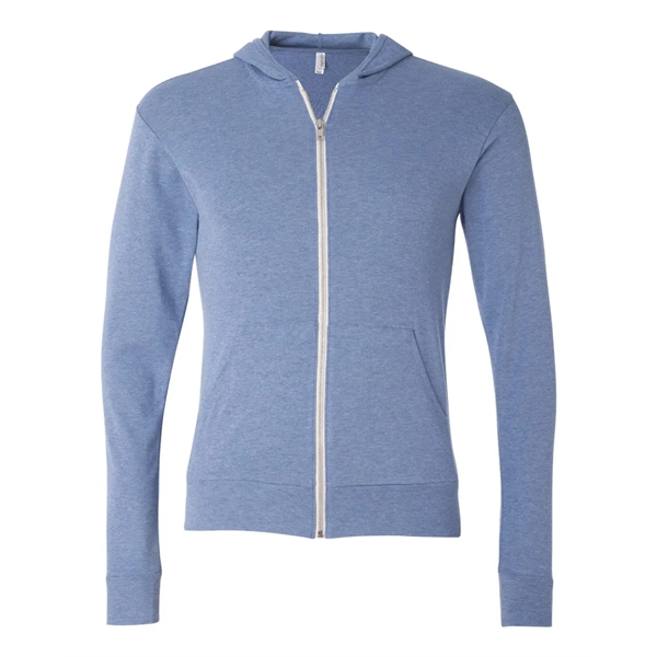 BELLA + CANVAS Triblend Lightweight Full-Zip Hooded Long ... - BELLA + CANVAS Triblend Lightweight Full-Zip Hooded Long ... - Image 1 of 33
