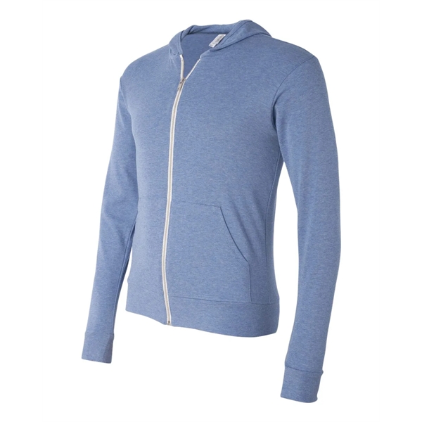 BELLA + CANVAS Triblend Lightweight Full-Zip Hooded Long ... - BELLA + CANVAS Triblend Lightweight Full-Zip Hooded Long ... - Image 2 of 33