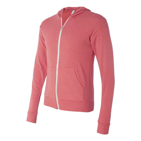 BELLA + CANVAS Triblend Lightweight Full-Zip Hooded Long ... - BELLA + CANVAS Triblend Lightweight Full-Zip Hooded Long ... - Image 16 of 33