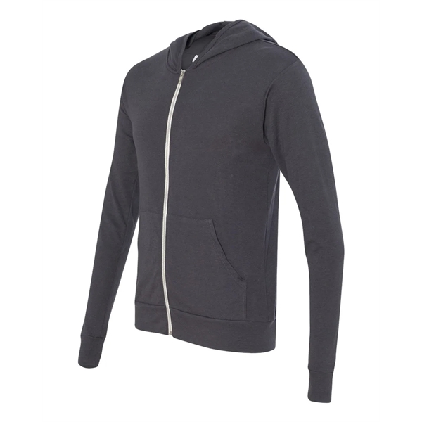BELLA + CANVAS Triblend Lightweight Full-Zip Hooded Long ... - BELLA + CANVAS Triblend Lightweight Full-Zip Hooded Long ... - Image 22 of 33
