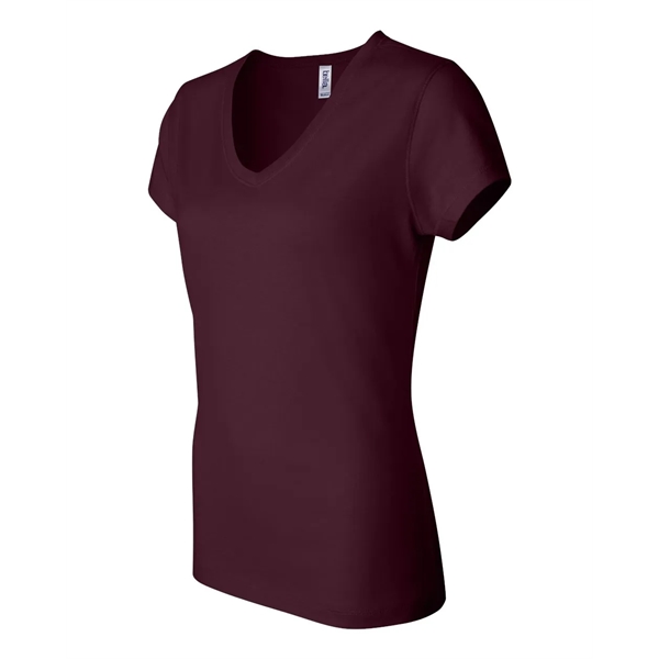 BELLA + CANVAS Women's Jersey V-Neck Tee - BELLA + CANVAS Women's Jersey V-Neck Tee - Image 42 of 42