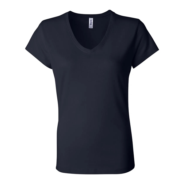 BELLA + CANVAS Women's Jersey V-Neck Tee - BELLA + CANVAS Women's Jersey V-Neck Tee - Image 19 of 42