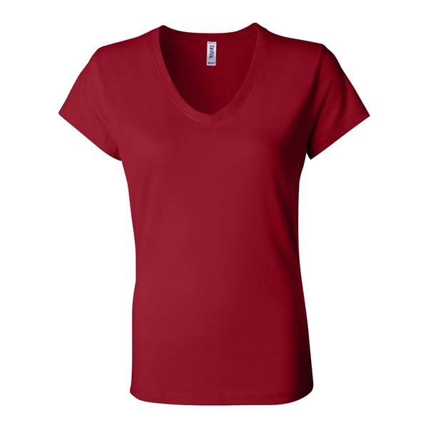 BELLA + CANVAS Women's Jersey V-Neck Tee - BELLA + CANVAS Women's Jersey V-Neck Tee - Image 31 of 42