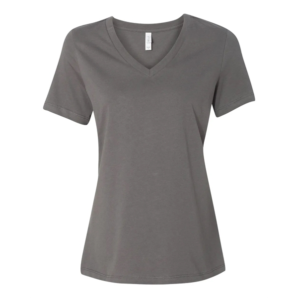 BELLA + CANVAS Women's Relaxed Jersey V-Neck Tee - BELLA + CANVAS Women's Relaxed Jersey V-Neck Tee - Image 1 of 100