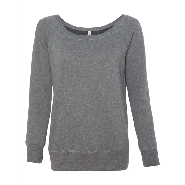 BELLA + CANVAS Women's Sponge Fleece Wide Neck Sweatshirt - BELLA + CANVAS Women's Sponge Fleece Wide Neck Sweatshirt - Image 12 of 57