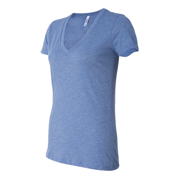 BELLA + CANVAS Women's Triblend Deep V-Neck Tee - BELLA + CANVAS Women's Triblend Deep V-Neck Tee - Image 8 of 84