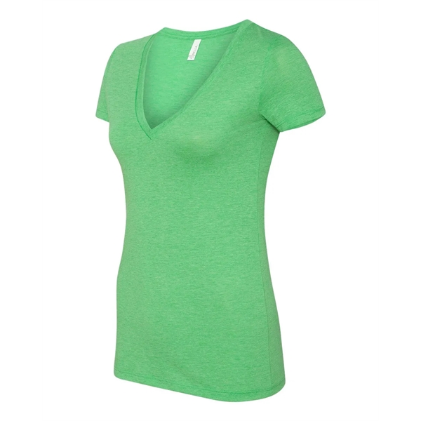 BELLA + CANVAS Women's Triblend Deep V-Neck Tee - BELLA + CANVAS Women's Triblend Deep V-Neck Tee - Image 14 of 84