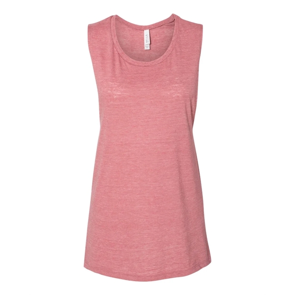 BELLA + CANVAS Women's Flowy Scoop Muscle Tank - BELLA + CANVAS Women's Flowy Scoop Muscle Tank - Image 52 of 120