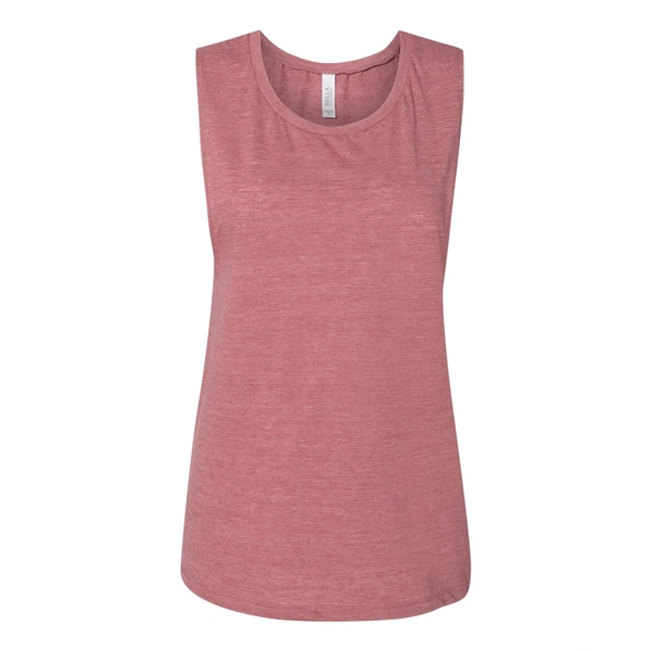 BELLA + CANVAS Women's Flowy Scoop Muscle Tank - BELLA + CANVAS Women's Flowy Scoop Muscle Tank - Image 55 of 120