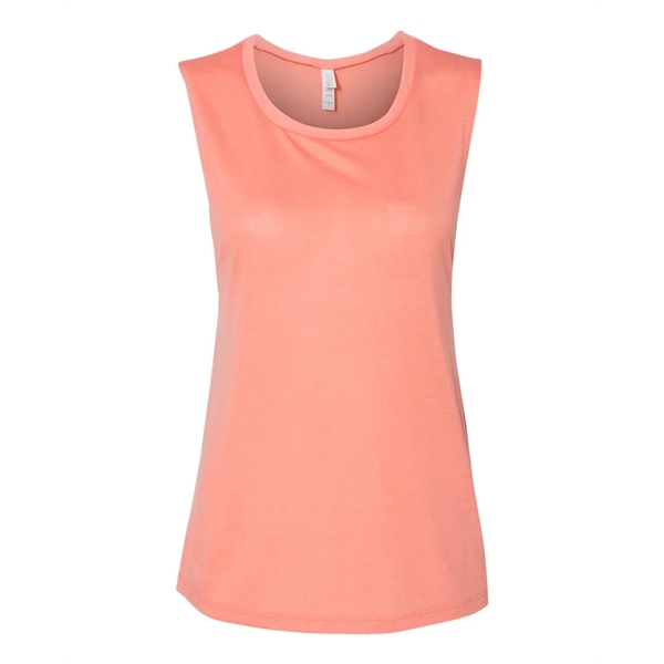 BELLA + CANVAS Women's Flowy Scoop Muscle Tank - BELLA + CANVAS Women's Flowy Scoop Muscle Tank - Image 89 of 120