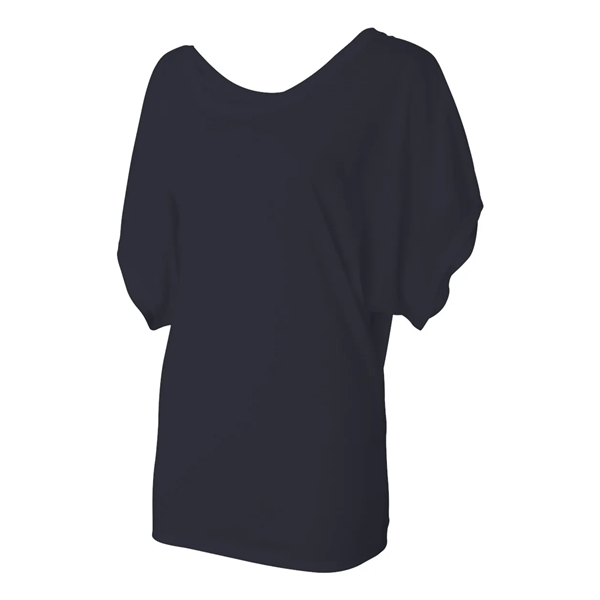 BELLA + CANVAS Women's Flowy Draped Dolman Tee - BELLA + CANVAS Women's Flowy Draped Dolman Tee - Image 20 of 75