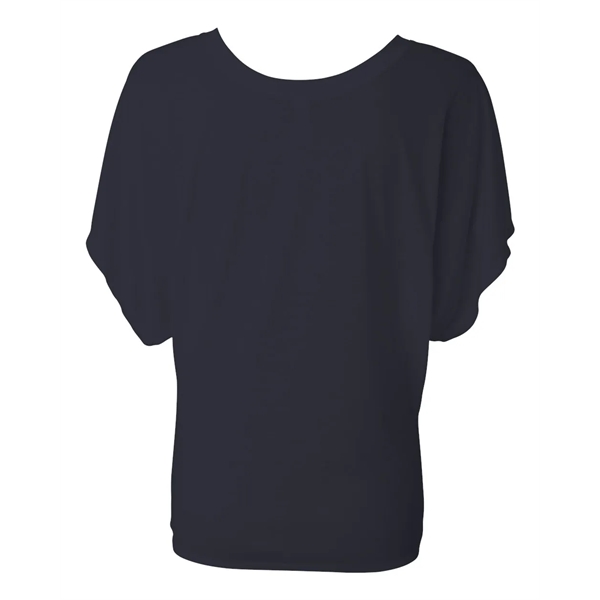 BELLA + CANVAS Women's Flowy Draped Dolman Tee - BELLA + CANVAS Women's Flowy Draped Dolman Tee - Image 21 of 75