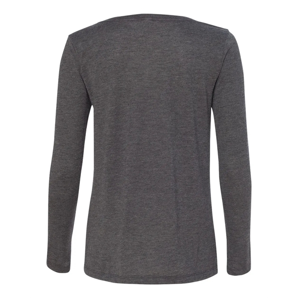 BELLA + CANVAS Women's Flowy Long Sleeve V-Neck Tee - BELLA + CANVAS Women's Flowy Long Sleeve V-Neck Tee - Image 14 of 24