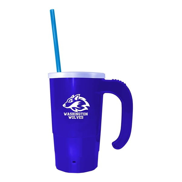 20 oz. Stackable Beer Stein/Straw/Lid Set - 20 oz. Stackable Beer Stein/Straw/Lid Set - Image 1 of 9