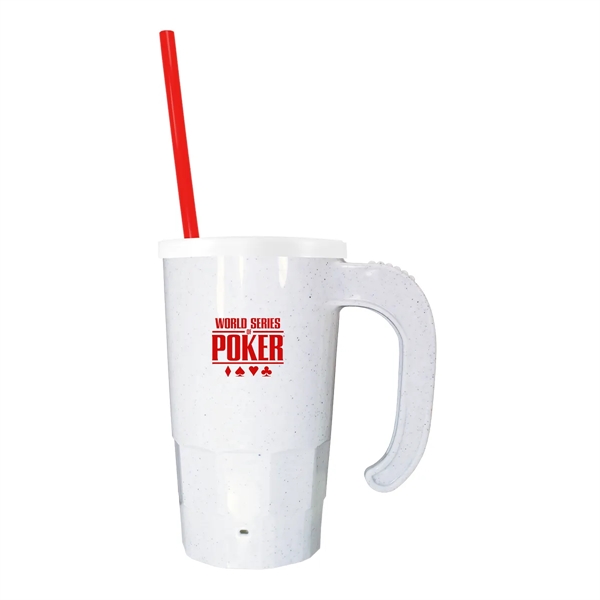 20 oz. Stackable Beer Stein/Straw/Lid Set - 20 oz. Stackable Beer Stein/Straw/Lid Set - Image 3 of 9