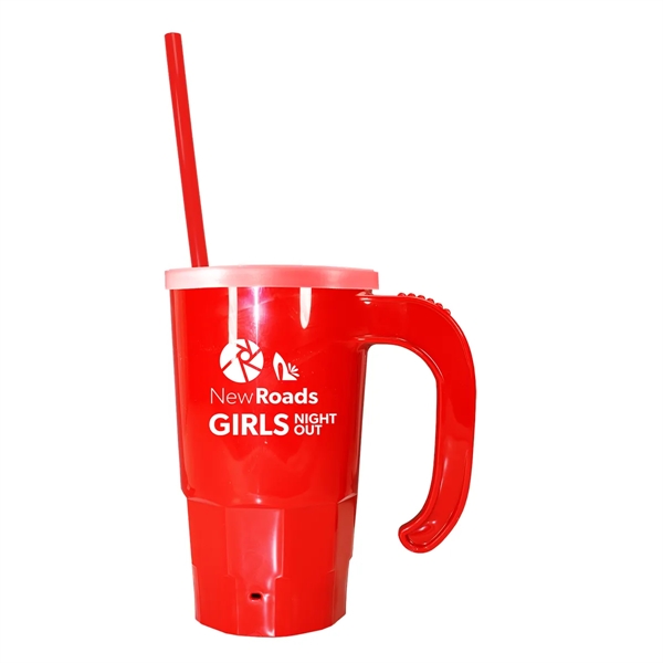 20 oz. Stackable Beer Stein/Straw/Lid Set - 20 oz. Stackable Beer Stein/Straw/Lid Set - Image 7 of 9