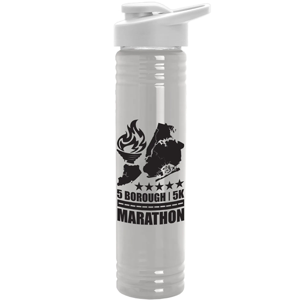 The Adventure -32 oz. Transparent Bottle with Drink thru lid - The Adventure -32 oz. Transparent Bottle with Drink thru lid - Image 8 of 12