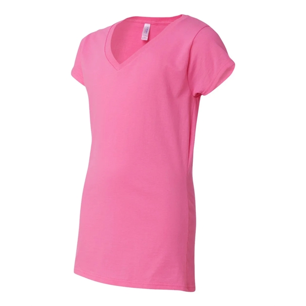 Gildan Softstyle® Women's V-Neck T-Shirt - Gildan Softstyle® Women's V-Neck T-Shirt - Image 2 of 39