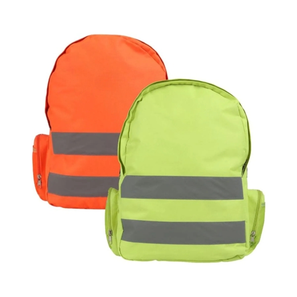 High Visibility Reflective Tape Utility Safety Backpack - High Visibility Reflective Tape Utility Safety Backpack - Image 0 of 6