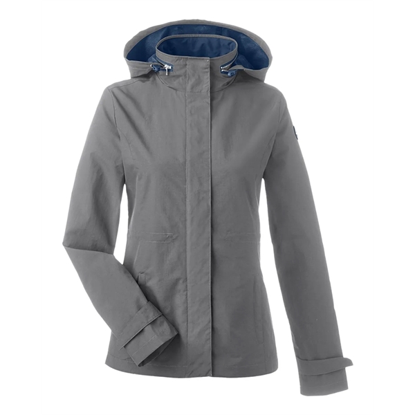 Nautica Women's Voyage Hooded Rain Jacket - Nautica Women's Voyage Hooded Rain Jacket - Image 3 of 6