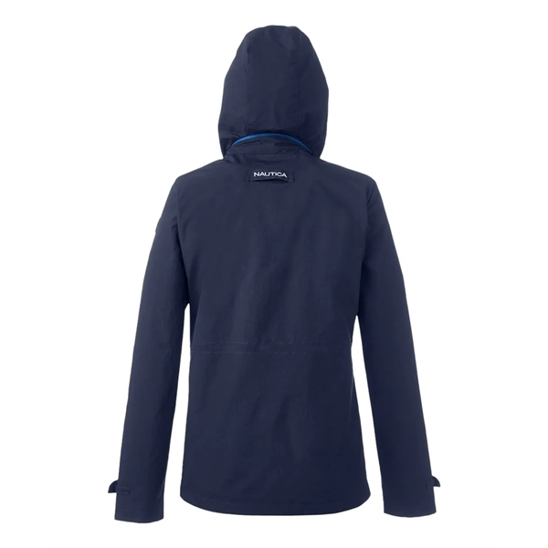 Nautica Women's Voyage Hooded Rain Jacket - Nautica Women's Voyage Hooded Rain Jacket - Image 6 of 6