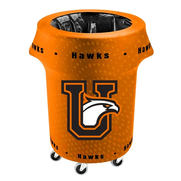 Spandex 32 Gal. Round Trash Can Cover, Open Bottom - Spandex 32 Gal. Round Trash Can Cover, Open Bottom - Image 0 of 0