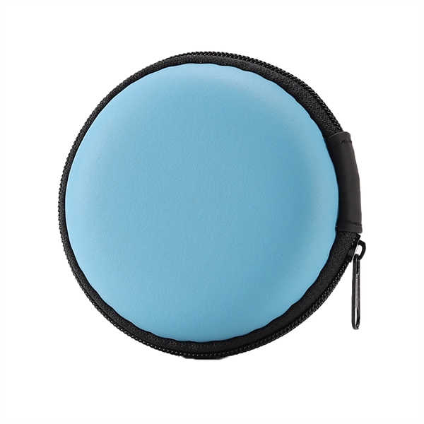 Round Shape Earphone Carrying Case - Round Shape Earphone Carrying Case - Image 2 of 4