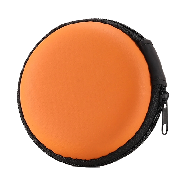 Round Shape Earphone Carrying Case - Round Shape Earphone Carrying Case - Image 3 of 4