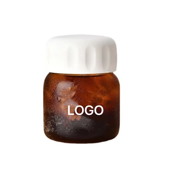 10oz Clear Cute Glass Water Bottles - 10oz Clear Cute Glass Water Bottles - Image 0 of 2