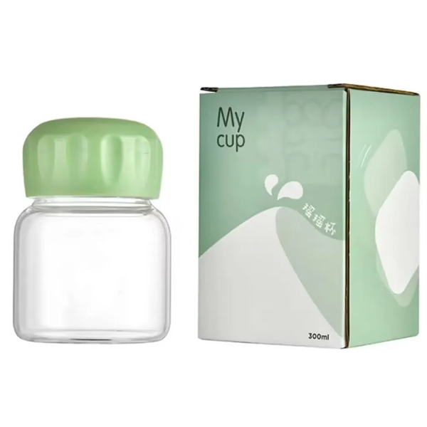 10oz Clear Cute Glass Water Bottles - 10oz Clear Cute Glass Water Bottles - Image 2 of 2