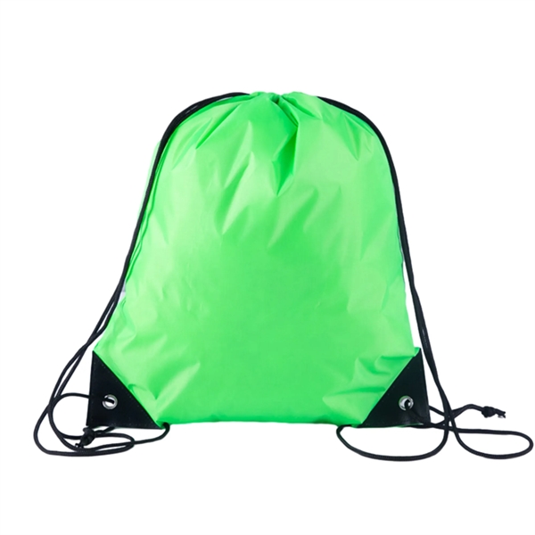 Waterproof Gym Drawstring Backpack - Waterproof Gym Drawstring Backpack - Image 4 of 14