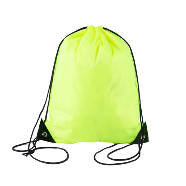 Waterproof Gym Drawstring Backpack - Waterproof Gym Drawstring Backpack - Image 6 of 14