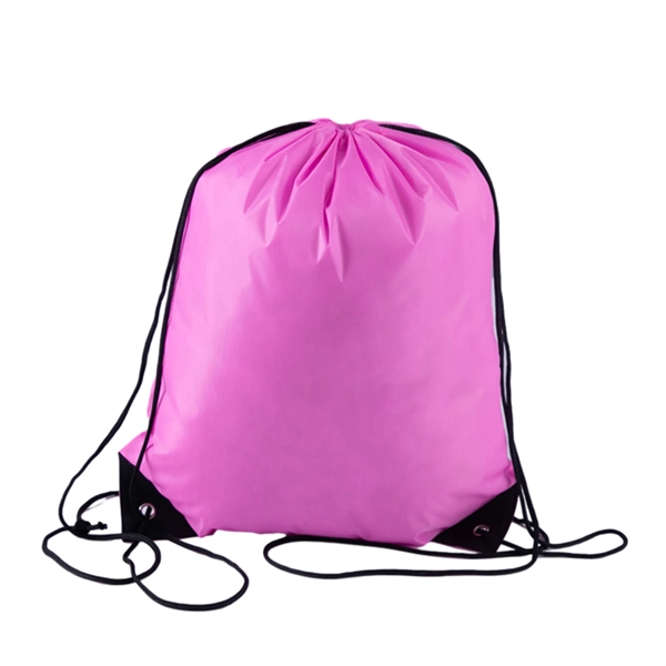 Waterproof Gym Drawstring Backpack - Waterproof Gym Drawstring Backpack - Image 8 of 14