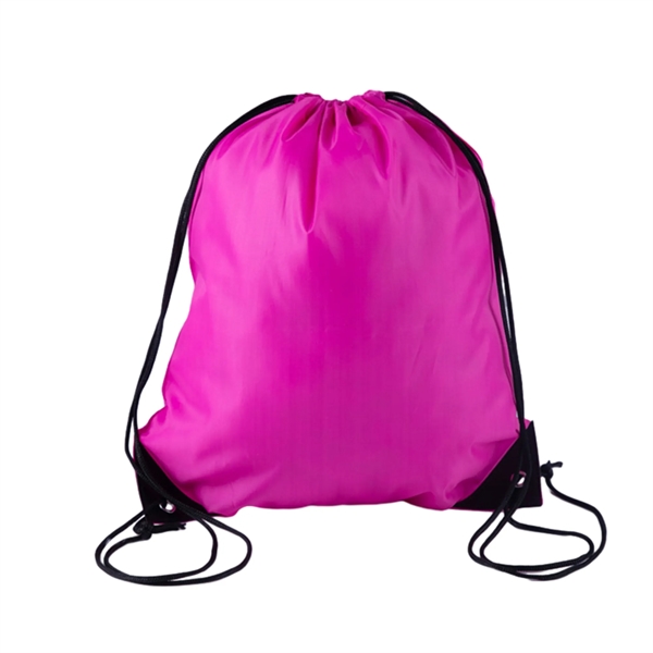 Waterproof Gym Drawstring Backpack - Waterproof Gym Drawstring Backpack - Image 10 of 14