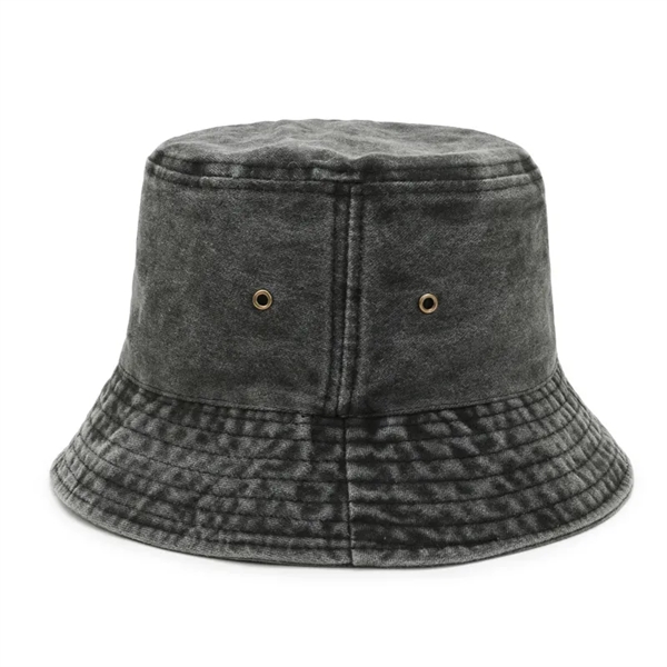 Washed Cotton Bucket Hats - Washed Cotton Bucket Hats - Image 5 of 6