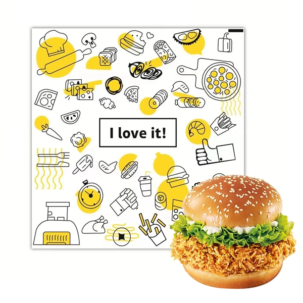 10" X 10" Deli Wax Sheets Sandwich Wrap Paper - 10" X 10" Deli Wax Sheets Sandwich Wrap Paper - Image 0 of 3