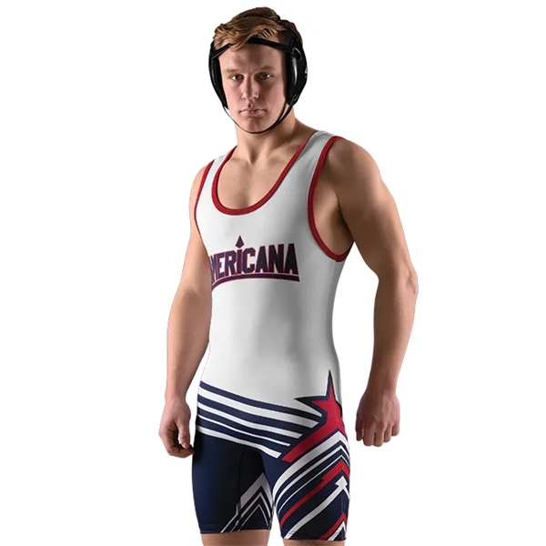 Men's Traditional Cut Wrestling Singlet - Men's Traditional Cut Wrestling Singlet - Image 0 of 0