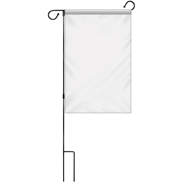 14" x 20" Custom Double Sided Garden Banner with Hardware - 14" x 20" Custom Double Sided Garden Banner with Hardware - Image 2 of 10