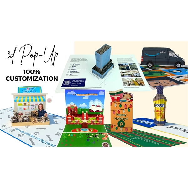 Event Custom 3D Pop-Up Cards - Event Custom 3D Pop-Up Cards - Image 0 of 7