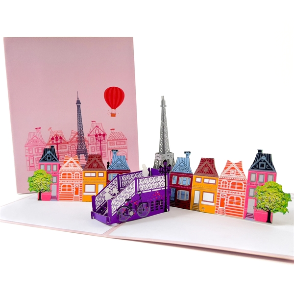 Landmarks, Travel & Tourism Custom 3D Pop-Up Cards - Landmarks, Travel & Tourism Custom 3D Pop-Up Cards - Image 1 of 9