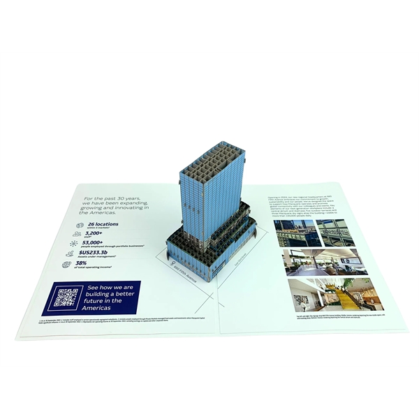 Landmarks, Travel & Tourism Custom 3D Pop-Up Cards - Landmarks, Travel & Tourism Custom 3D Pop-Up Cards - Image 5 of 9