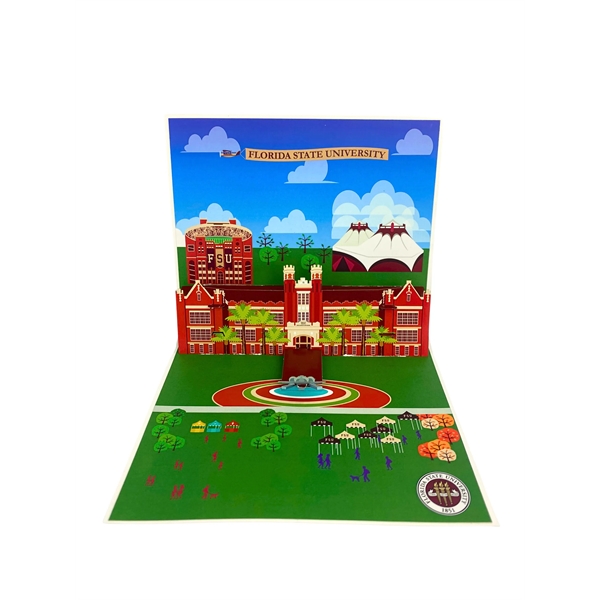 Landmarks, Travel & Tourism Custom 3D Pop-Up Cards - Landmarks, Travel & Tourism Custom 3D Pop-Up Cards - Image 7 of 9