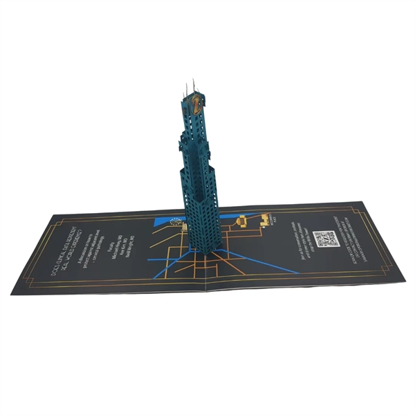 Landmarks, Travel & Tourism Custom 3D Pop-Up Cards - Landmarks, Travel & Tourism Custom 3D Pop-Up Cards - Image 2 of 9