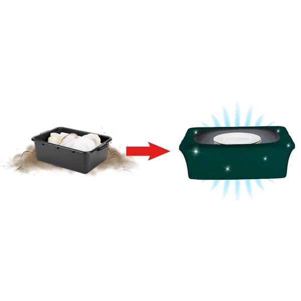 Blank Contour Stretch Bus Tub Cover - Blank Contour Stretch Bus Tub Cover - Image 1 of 2
