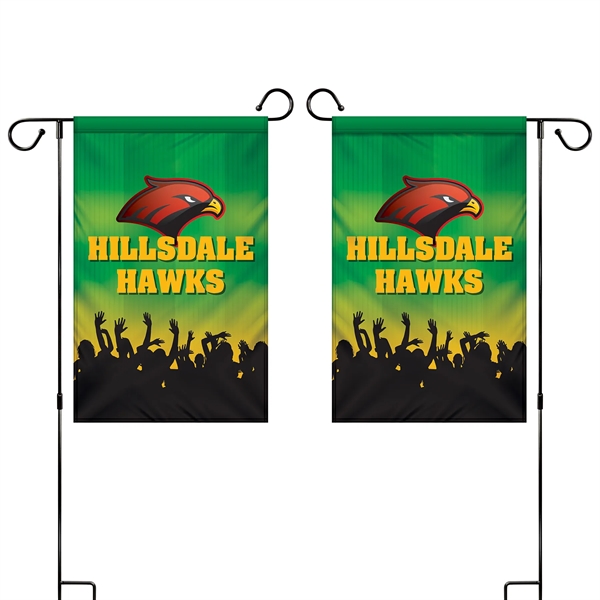 12" x 18" Custom Double Sided Garden Banner - 12" x 18" Custom Double Sided Garden Banner - Image 1 of 9